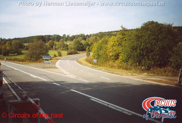 Oud Circuit Spa-Francorchamps 2003 - De verkante versie van de Stavelotbocht