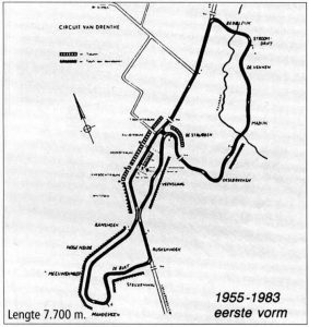 TT Circuit Assen map 1955-1983