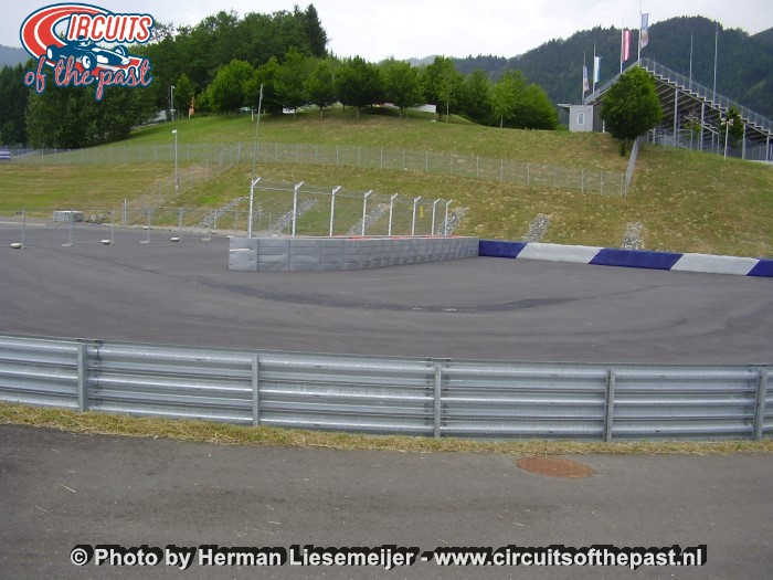 Österreichring (Red Bull Ring) - De nieuwe chicane in de verbinding met de oude Westschleife