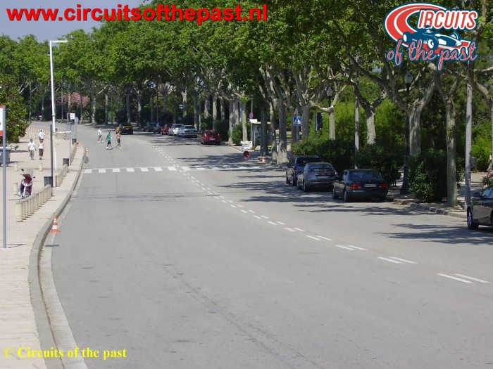 Montjuich Circuit Barcelona - Start/Finish F1 Grand Prix Spanje