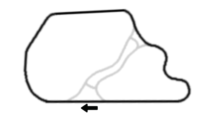 De layout van Circuit de Lezennes
